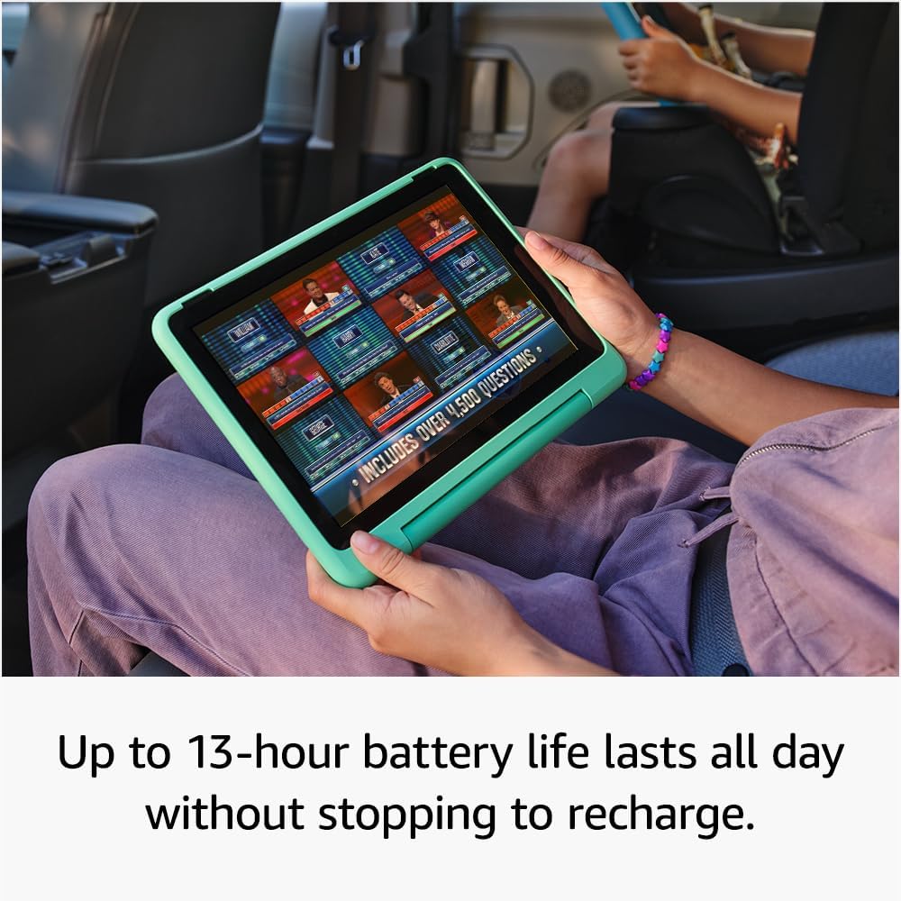 Amazon Fire HD 10 Kids Pro tablet (newest gen)| ages 6–12, long battery life, includes ads-free books, games, apps and videos that children love, 10.1" brilliant screen, parental controls, 32GB AND Others Categories