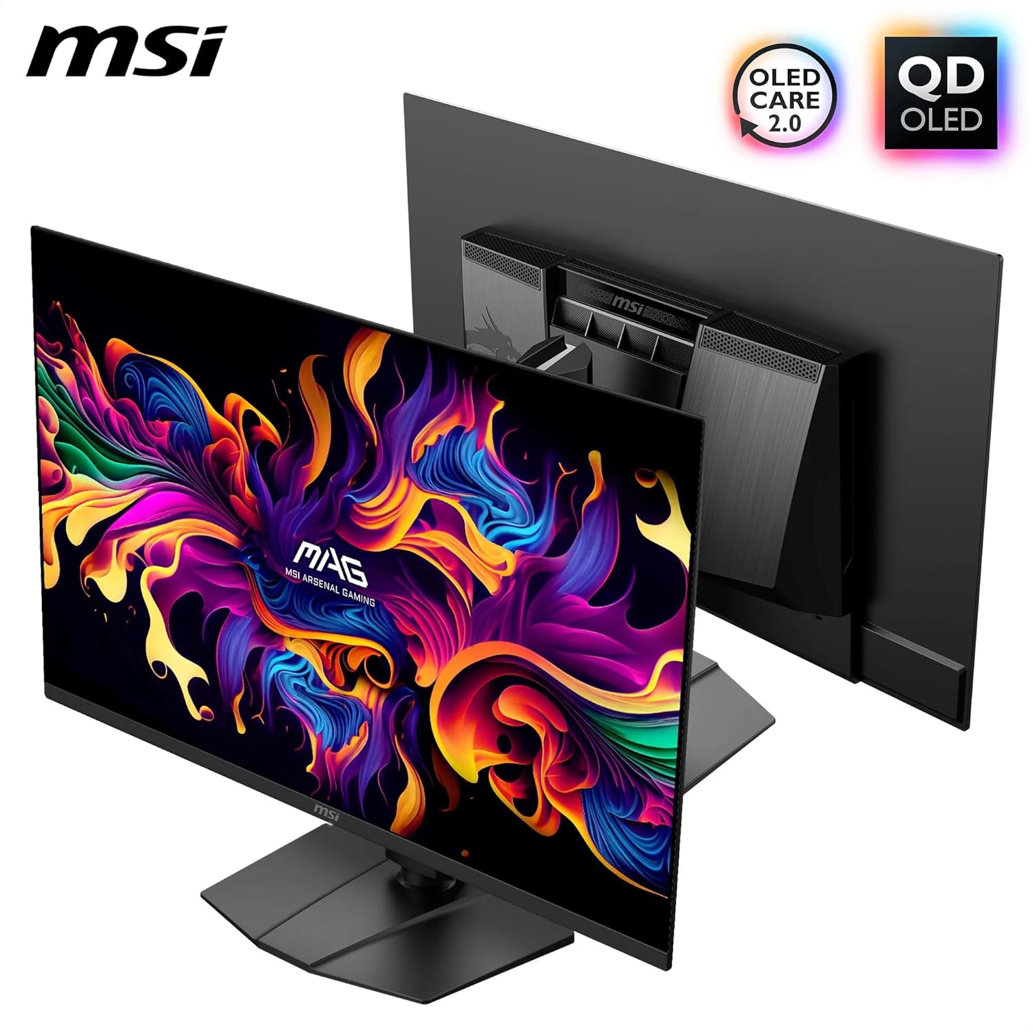 MSI MAG 322UP QD-OLED E16 32-Inch 4K UHD Gaming Monitor, 3840x2160 Quantum Dot OLED Panel, 165Hz, 0.03ms, DisplayHDR TRUE Black 400, AMD FreeSync Premium Pro, HDMI 2.1, DP 1.4a, USB C (15W PD) and Others Categories