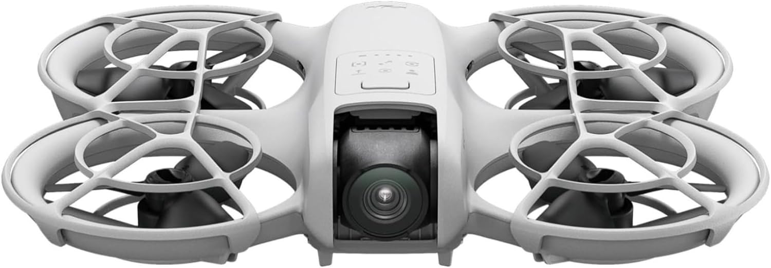 DJI Neo, Mini Drone with 4K UHD Camera for Adults, 135g Self Flying Drone that Follows You, Palm Takeoff, Subject Tracking, QuickShots, Stabilized Video, Built-In Propeller Guard (Controller-Free) and Others Categories