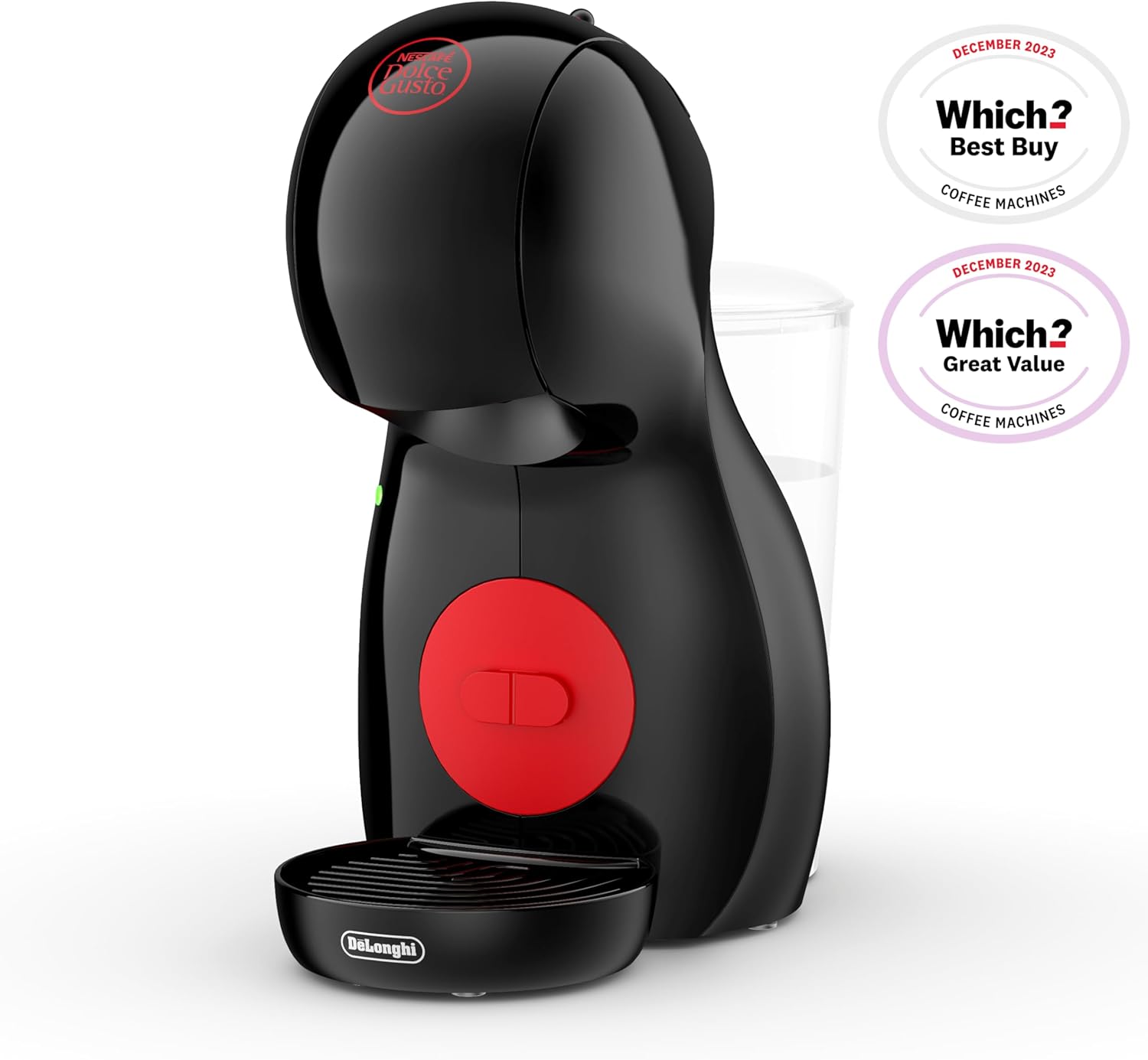 NESCAFÉ Dolce Gusto EDG210.B Pod Coffee Machines Piccolo Coffee XS Manual Coffee Machine black red by De’Longhi Black Coffee Machine and Others Caegories
