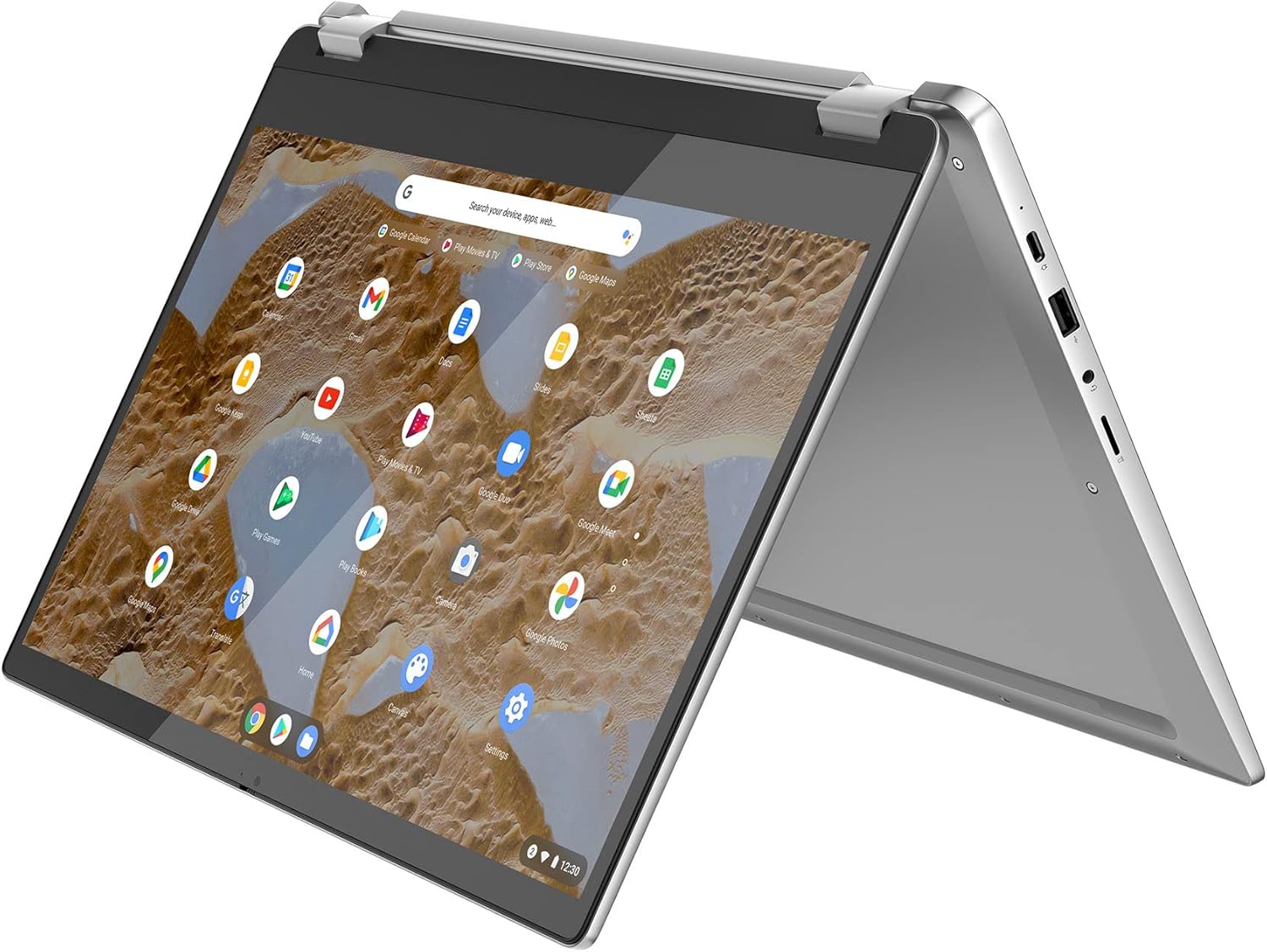 Lenovo IdeaPad Flex 3 Chromebook | 15 inch Full HD Laptop | Intel Pentium Silver N6000 | 8GB RAM | 128GB eMMC | Chrome OS | Arctic Grey and Others Categories